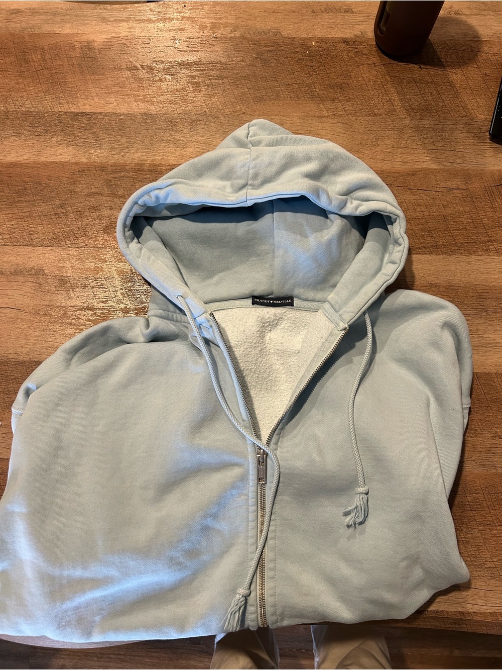 Brandy Melville Baby Blue Hoodie